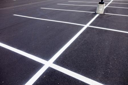 Parking lot line painting